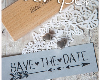 Stempel Hochzeit   Save the DATE  HIP XXL