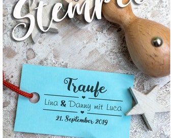 Stempel Taufe Hochzeit Traufe personalisiert