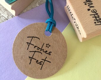 Sofort versandfertig** Stempel -  Frohes Fest - Frohe Weihnachten -  Advent