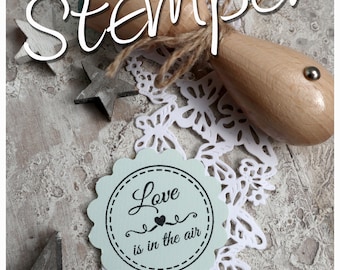 Stempel Hochzeit  Love is in the air