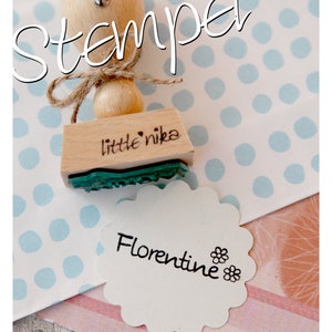 Stempel MÄDCHEN Name Blümchen verschiedene Motive personalisiert * Einschulung * Schulanfang