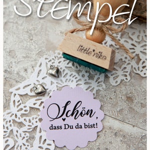 Stempel  Schön, dass Du da bist  SWEET   Hochzeit Hochzeitsstempel