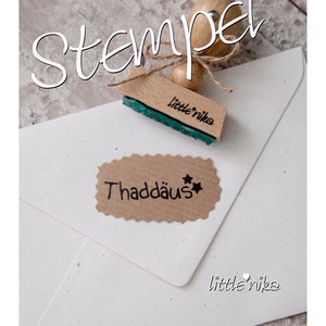 Stempel Kind Name Sternchen Einschulung Schulanfang Bild 1