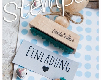 Stempel Set Einladung   HIP