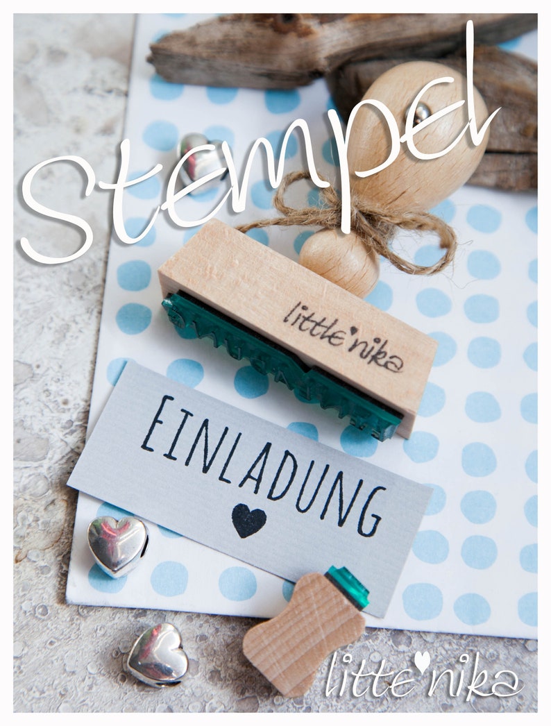 Stempel Set Einladung HIP Bild 1