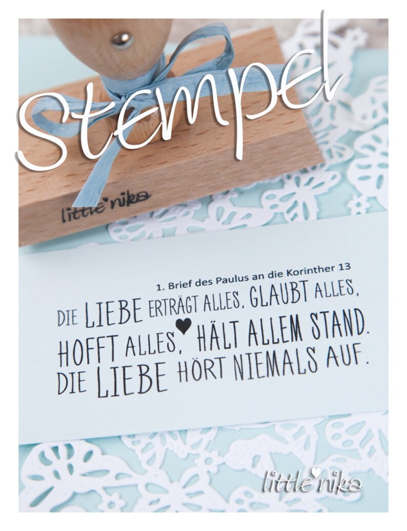 Stempel Hochzeit DIE LIEBE XXL image 2