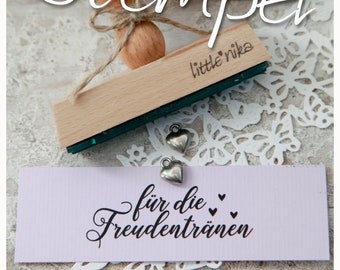 Stempel Hochzeit FreudenTränen SWEET