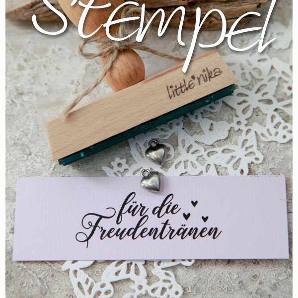 Stempel Hochzeit FreudenTränen SWEET