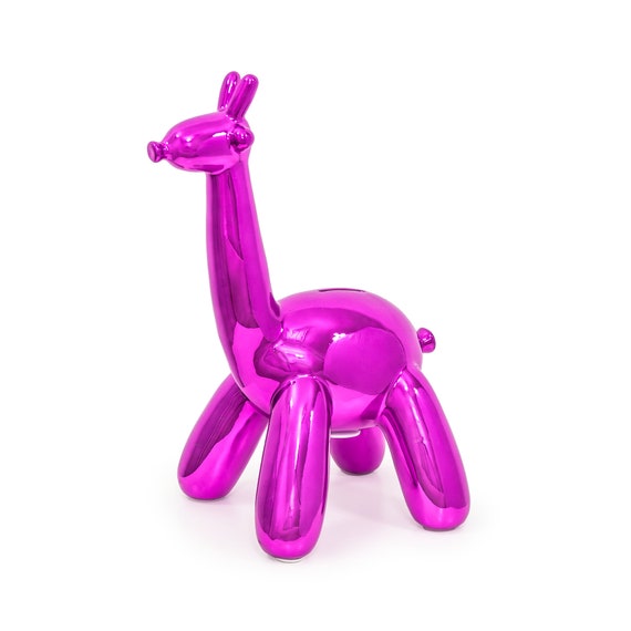 Baby Boy//Girl Ceramic Money Bank Blue//Pink Giraffe Design Keepsake Money Box