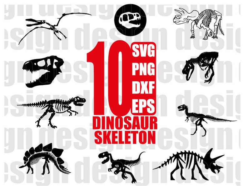 Download Dinosaur Skeleton Svg Dinosaur Svg Skull Svg Dinosaur Etsy PSD Mockup Templates