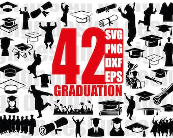 GRADUATION SVG, graduate svg, graduation cap svg, graduation svg files, university svg, college svg, student svg, school svg, silhouette cut
