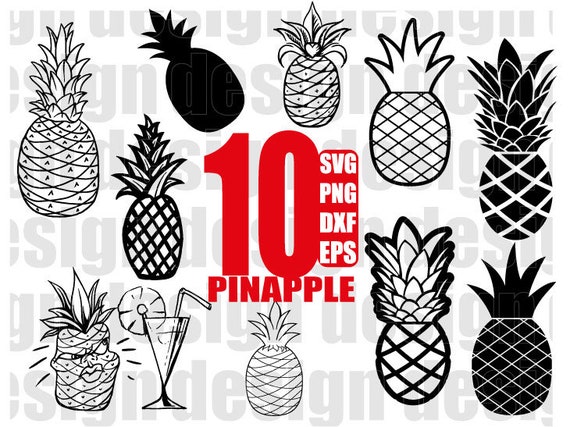 Download Clip Art Art Collectibles Pineapple Svg Pineapple Clipart Pineapple Fruit Svg Stencil Vinyl Cut Files Files For Cricut Iron On Files Vector