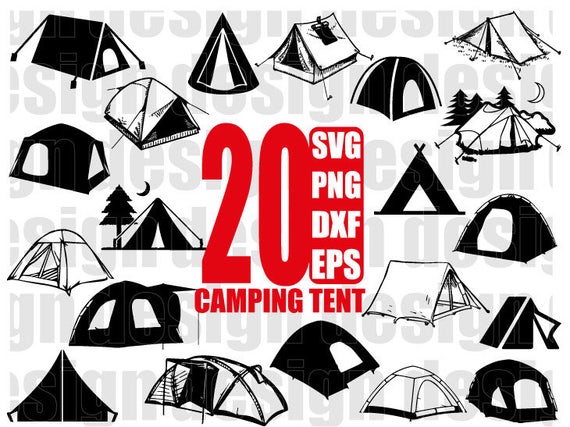 Free Free 182 Camping Tent Svg SVG PNG EPS DXF File