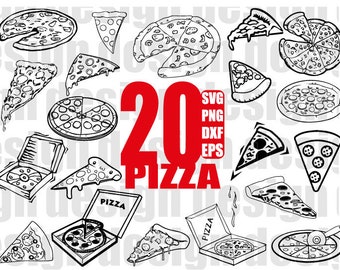 PIZZA SVG, food svg, pepperoni svg, pizza chef svg, pizza making, pizza slice svg, clipart, decal, stencil, vinyl, cut file, silhouette