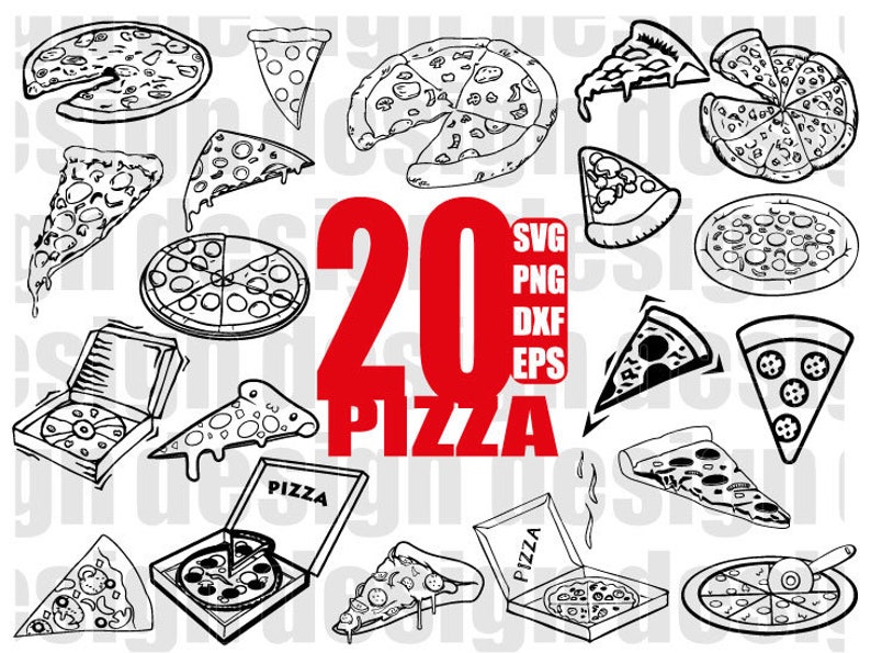 Download Pizza Svg Food Svg Pepperoni Svg Pizza Chef Svg Pizza Etsy