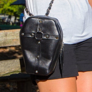 Coffin bag,Goth bag,Italian leather coffin bag,Vampire bag,Gothic bag,Gothic Victorian bag,Coffin shape bag,Ships from Europe