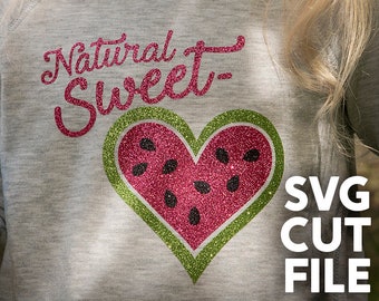 Natural Sweetheart T-shirt SVG Cut File Cricut