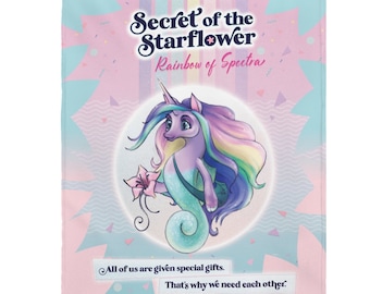 Secret of the Starflower Velveteen Plush Blanket
