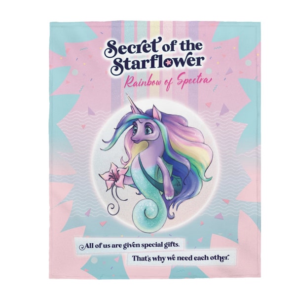 Secret of the Starflower Velveteen Plush Blanket