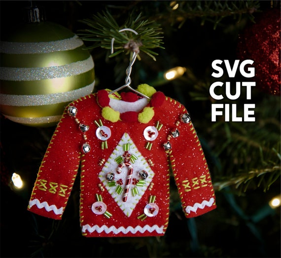 Ugly christmas sweater ornaments cheap