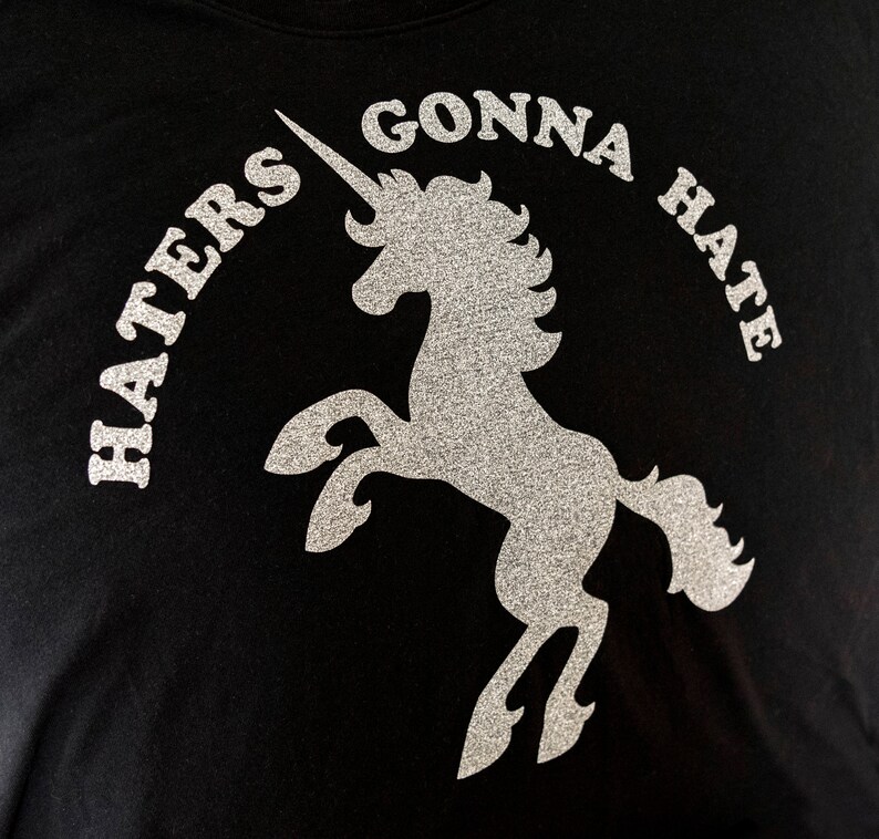 Haters Gonna Hate Unicorn Tshirt Mugs SVG Cut File Cricut Etsy France