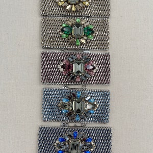 Cuff bracelet: Steel & Pure Crystal