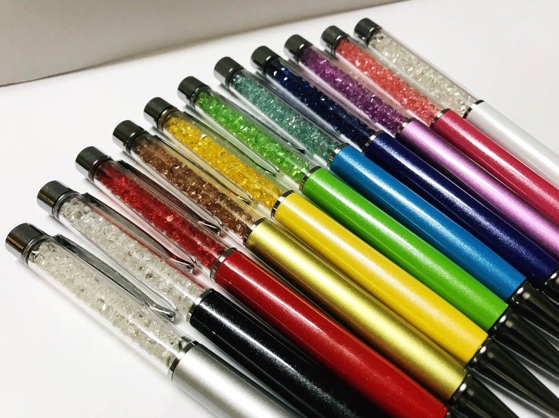 Glitter Pen Sparkle Pen Diamond Pen Cute Crystal Pen Shiny Etsy UK