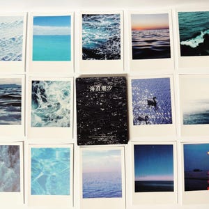 Pegatinas estilo foto acuática, pegatinas marinas, pegatinas para planificador, pegatinas para álbumes de recortes, pegatinas para Bullet Journal, juego de pegatinas oceánicas