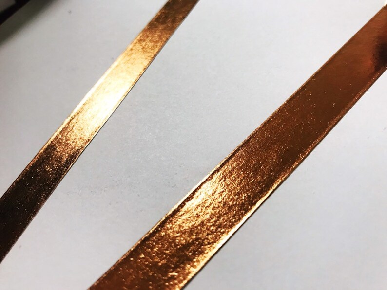 Copper Washi Tape Shiny Washi Tape Copper Foil Washi Tape Etsy UK