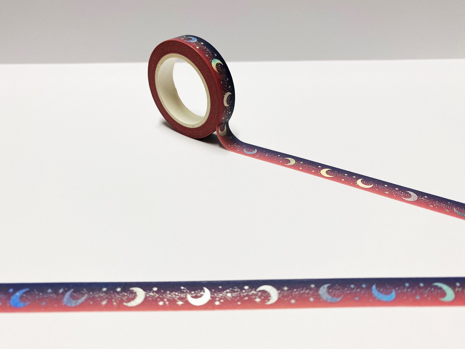 Moon Washi Tape Moon Phase Thin Washi Space Washi Moon 10mm - Etsy