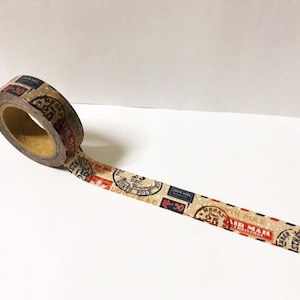 Weihnachtspost Washi Tape, Weihnachtsverpackung Washi Tape, Klebeband Post vom Weihnachtsmann, Klebeband Nordpol, Geschenk vom Weihnachtsmann Klebeband, Klebeband vom Weihnachtsmann