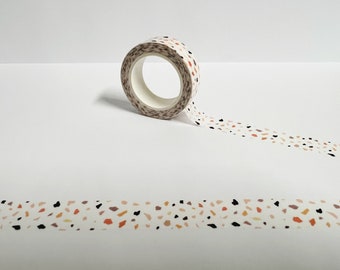 Terracotta Shards Washi Tape: Pastel Dot Planner Tape