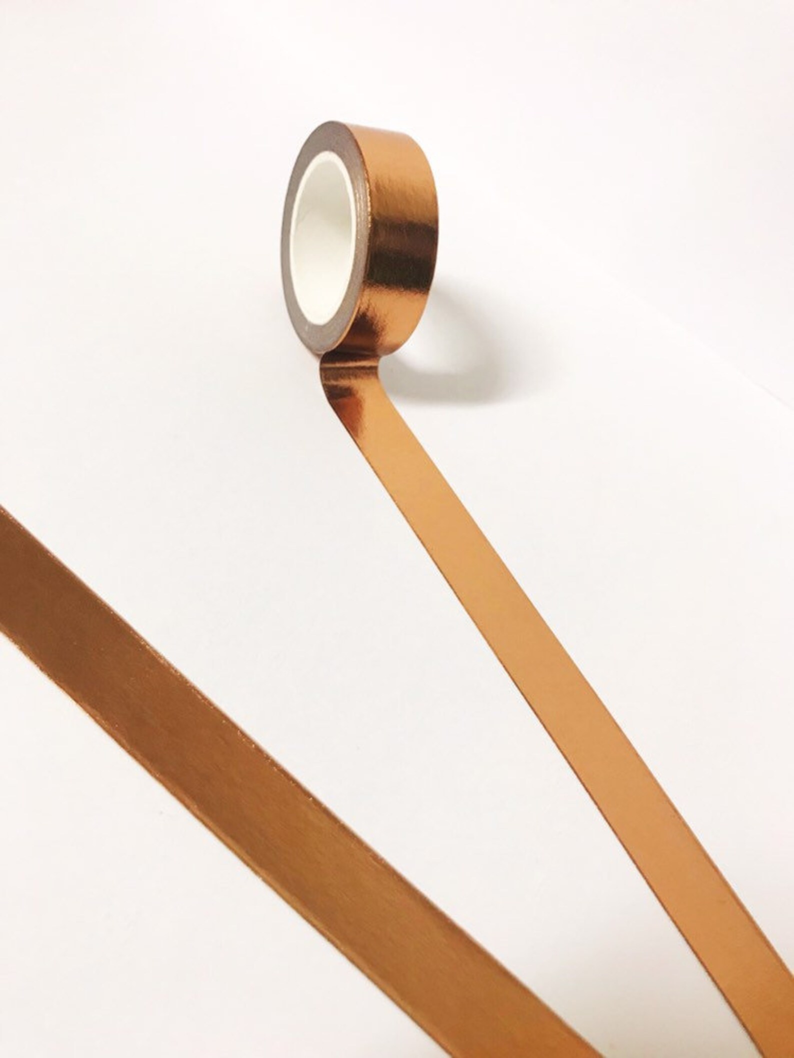 Copper Washi Tape Shiny Washi Tape Copper Foil Washi Tape Etsy UK
