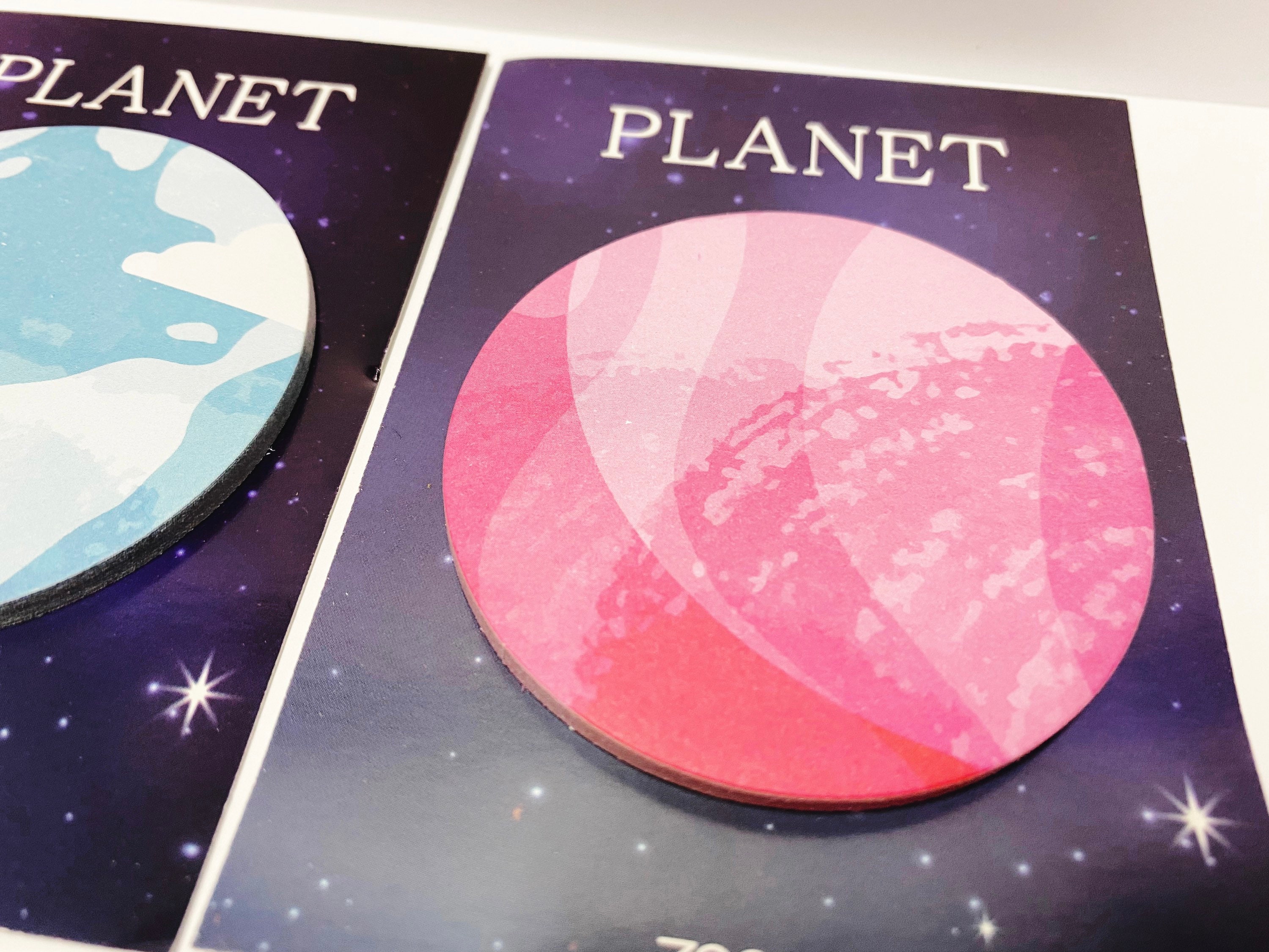 Nasa Post It Note Planet Sticky Notes, Page Marker Sticker, Earth Mars Mercury Stickers ...