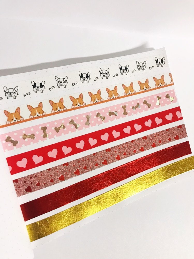 Gold Washi Tape Shiny Washi Tape Gold Foil Washi Tape Etsy