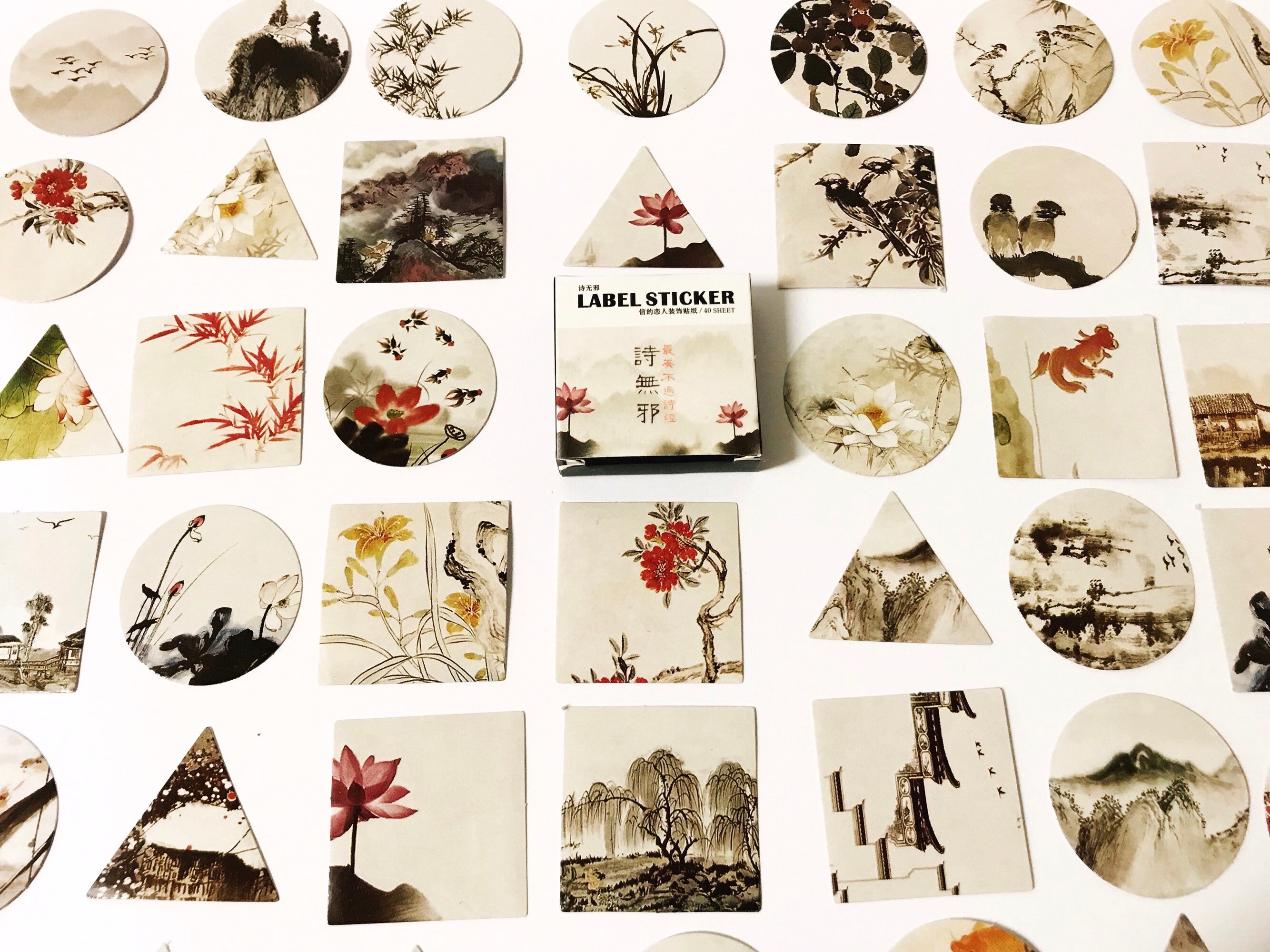 Japan Style Stickers, Flower Kawaii Stickers, Nature Stickers, Sticke…