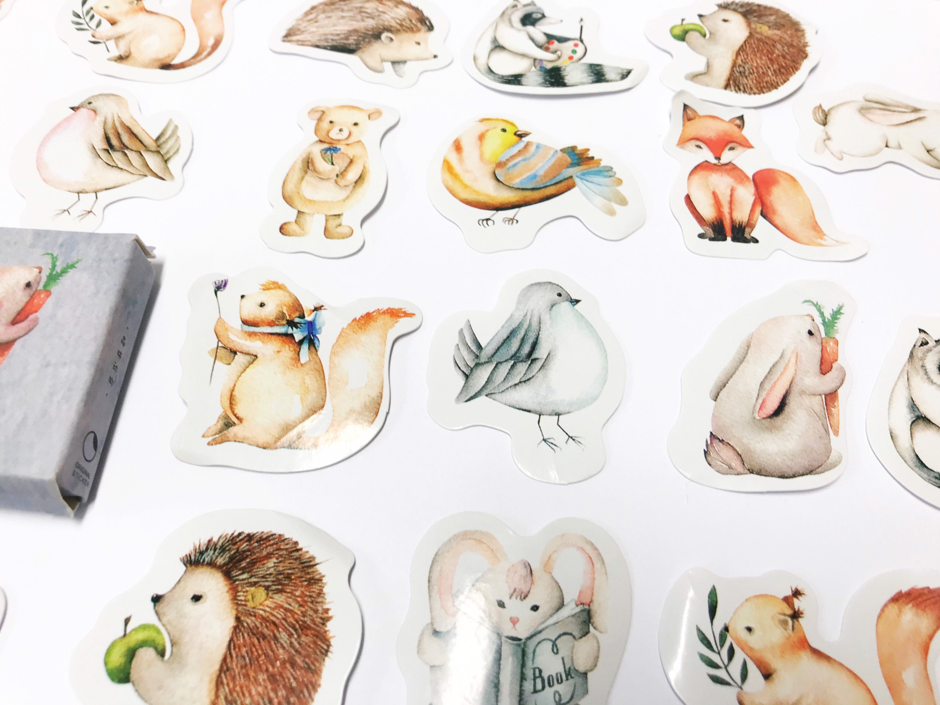 Animal Stickers Wildlife Stickers Sticker Pack Stickers Etsy