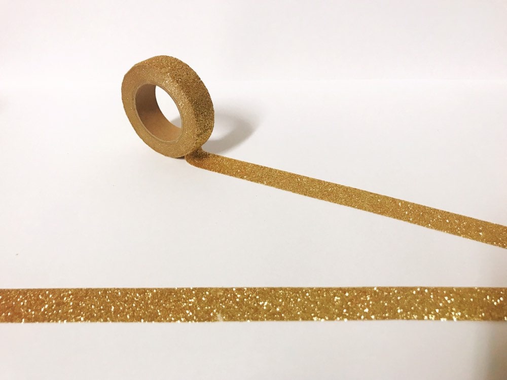 Gold Glitter Washi Tape