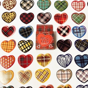 Herz Aufkleber, Herzen Aufkleber Set, Muster Aufkleber, Love Journal Sticker Pack, Kawaii, Planer Aufkleber, Journal Aufkleber, Scrapbook