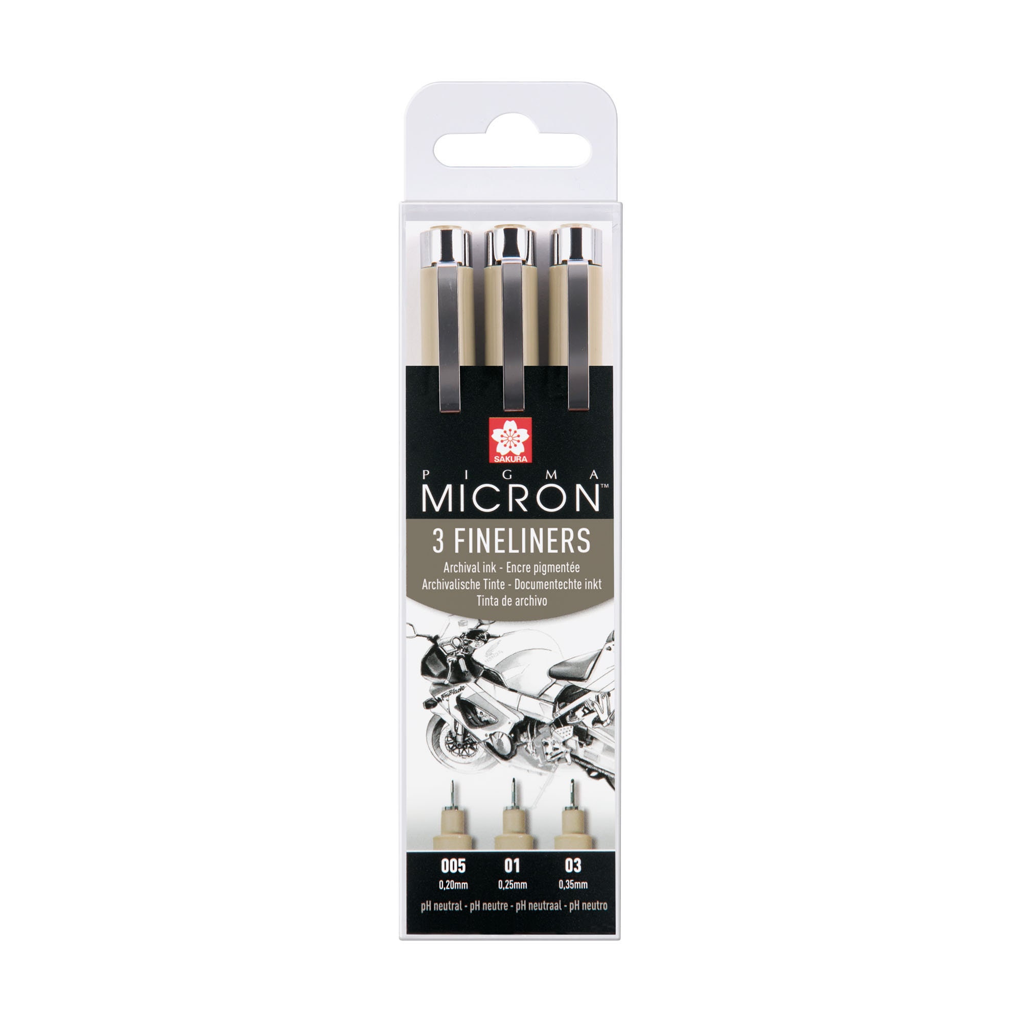 Buy Sakura Pigma Micron Fineliner Pens: Archival Ink, Set of