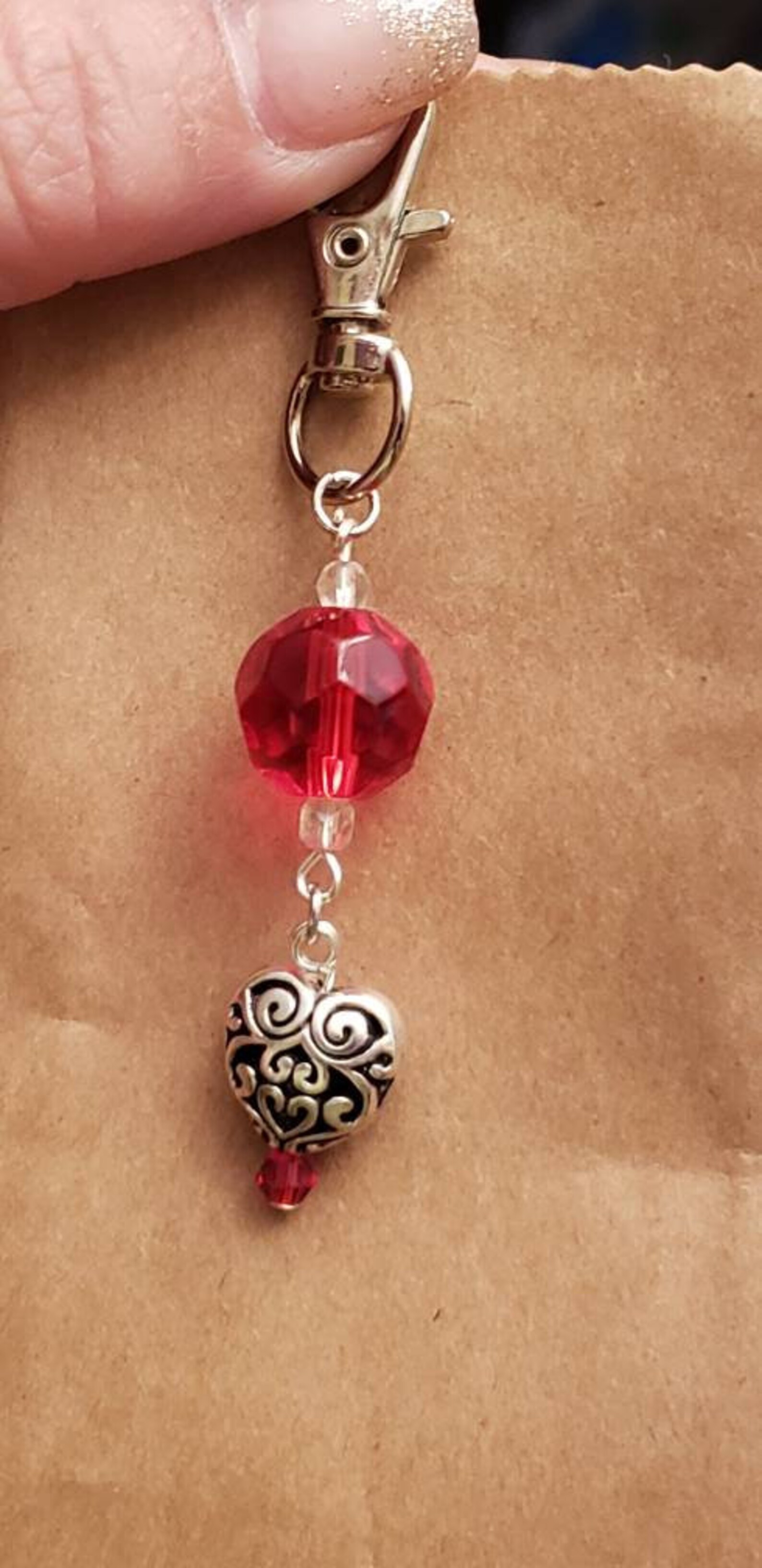 Zipper pull/ purse charm Etsy