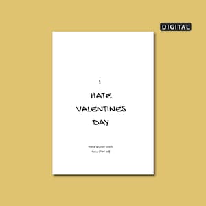 Grappige valentijnskaart | Direct downloaden | Grappige jubileumkaart | Valentijnsdagkaart | Kaart voor partner | Opvouwbare kaart | Afdrukbare kaart