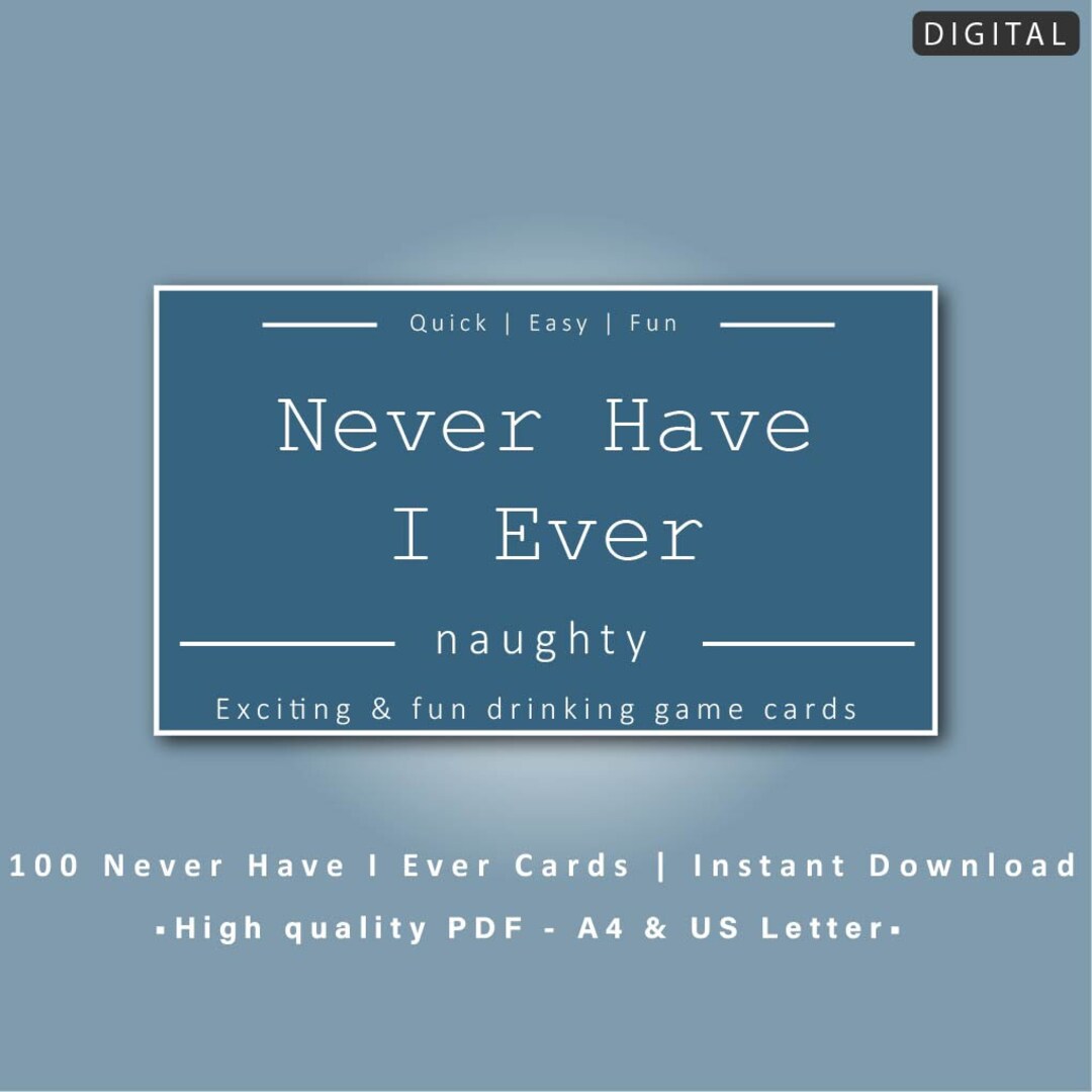 Naughty Never Have I Ever, Hen Party, Bachelorette Party, Naughty Game ...