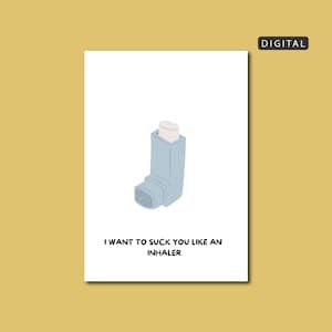 Funny Birthday Card | Instant Download | Funny Anniversary Card | Valentines Day Card | Card for Partner | Foldable Card | Printable Card