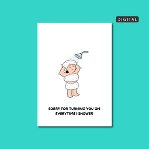 Funny Birthday Card | Instant Download | Funny Anniversary Card | Valentines Day Card | Card for Partner | Foldable Card | Printable Card