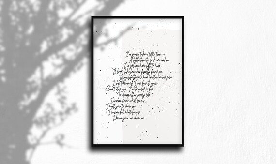 I Want To Know What Love Is Foreigner Lyrics Digital Printable Instant Download File Foreigner Lyrics Decor Lyrics Bedroom Wall Decor