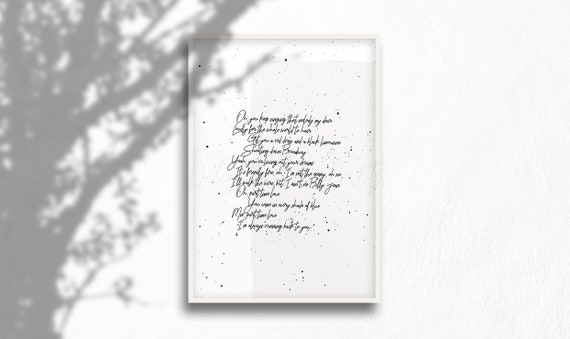 Part Time Love Jacob Banks Lyrics Digital Printable Instant Download File Part Time Love Lyrics Decor Lyrics Bedroom Wall Decor