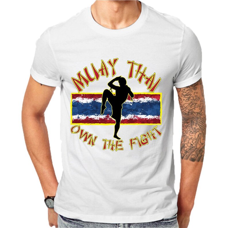 ROUNDHOUSE KICK T-SHIRT MMA Gym Wrestling Sport Boxing Men/'s S-XXL