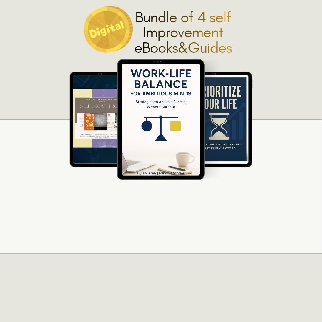 Powerful Bundle: 4 Self Improvement Ebooks - Value of 87eur - Low ...