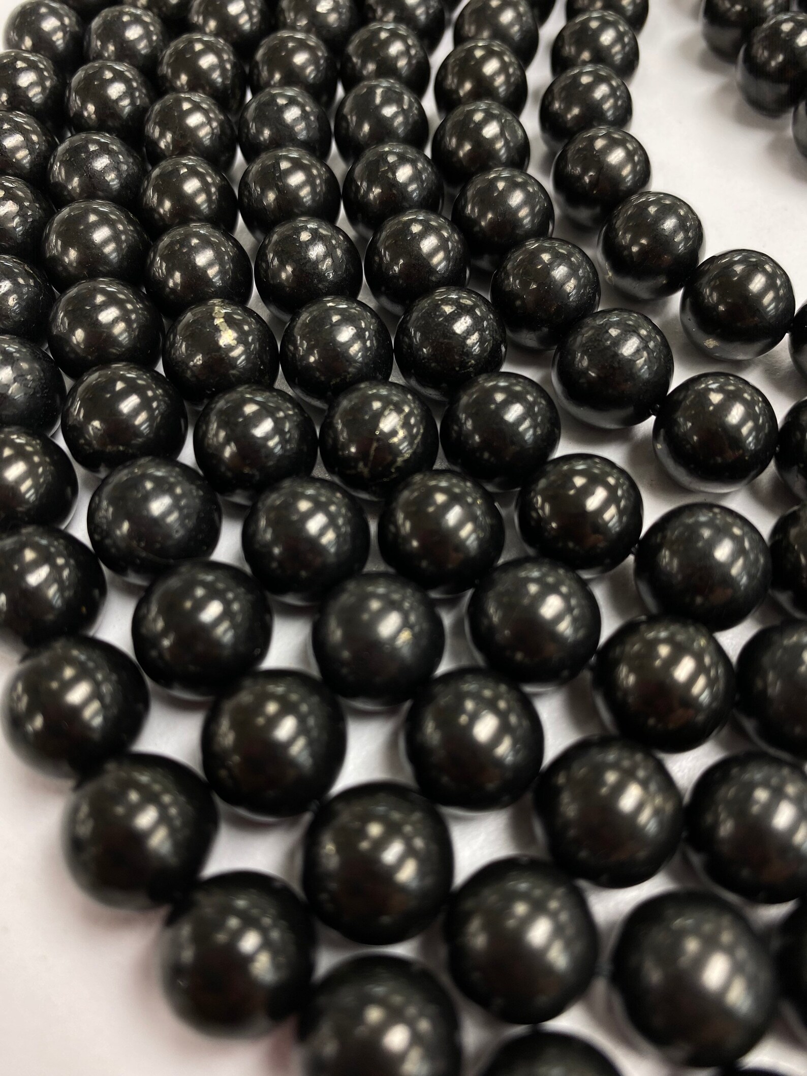 Shungite Beads Level 2 50 Carbon 8mm 10mm Etsy